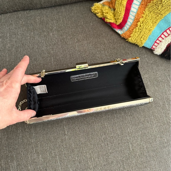 Banana Republic gold and silver evening bag/clutch - Picture 8 of 16